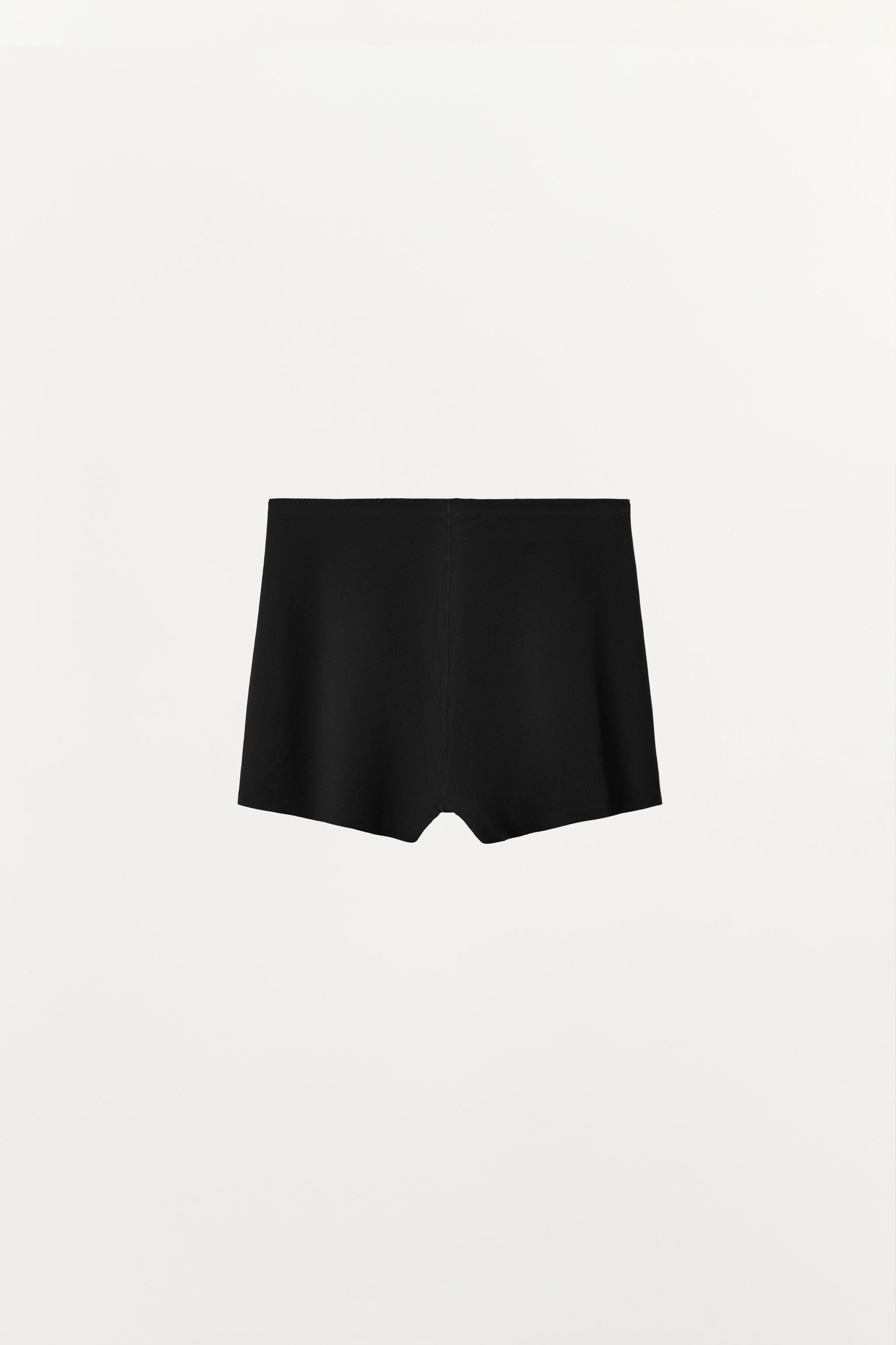 POLYAMIDE BLEND ZIP SHORTS
